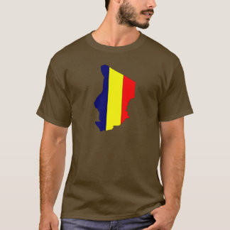 Chad flag map T-Shirt