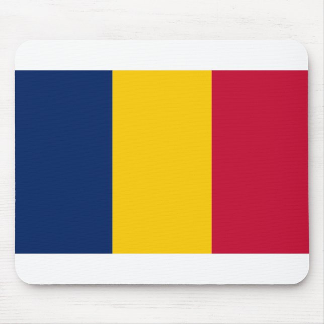 Chad Flag Mouse Pad (Front)
