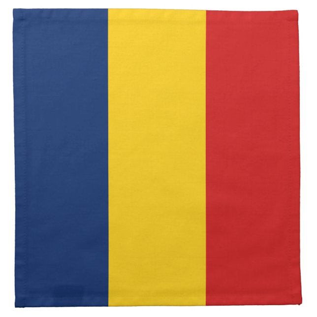 Chad Flag Napkin (Front)
