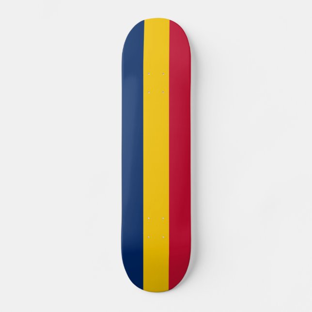 Chad Flag Skateboard (Front)