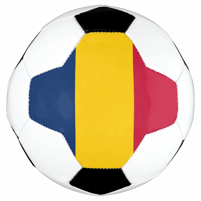 Chad Flag Soccer Ball (Front)