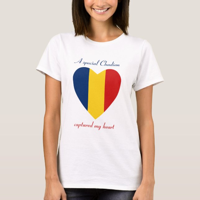 Chad Flag Sweetheart T-Shirt (Front)