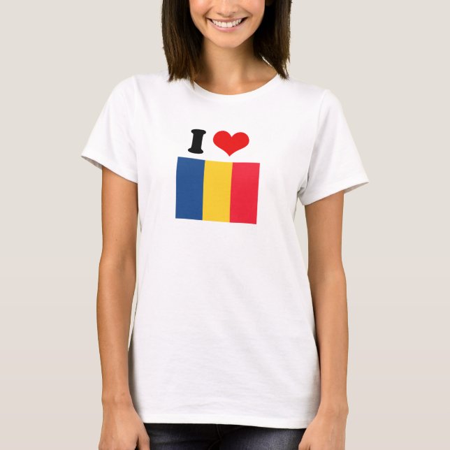 Chad Flag T-Shirt (Front)