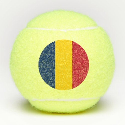 Chad Flag Tennis Balls