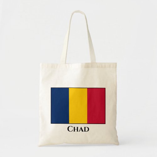 Chad Flag Tote Bag