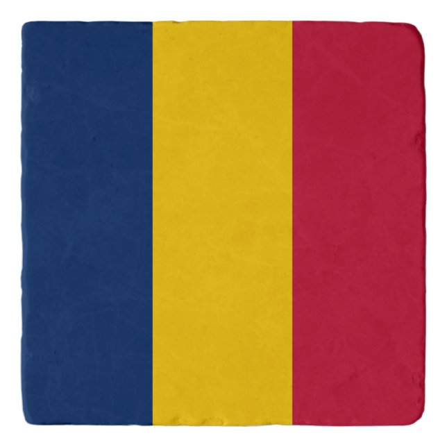 Chad Flag Trivet (Front)