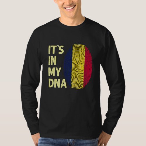 Chad In My Dna Chadian Flag Team Chad 1 T_Shirt