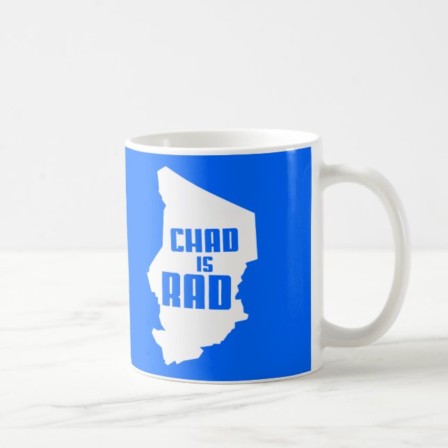 Chad is Rad (solid) Coffee Mug (Right)