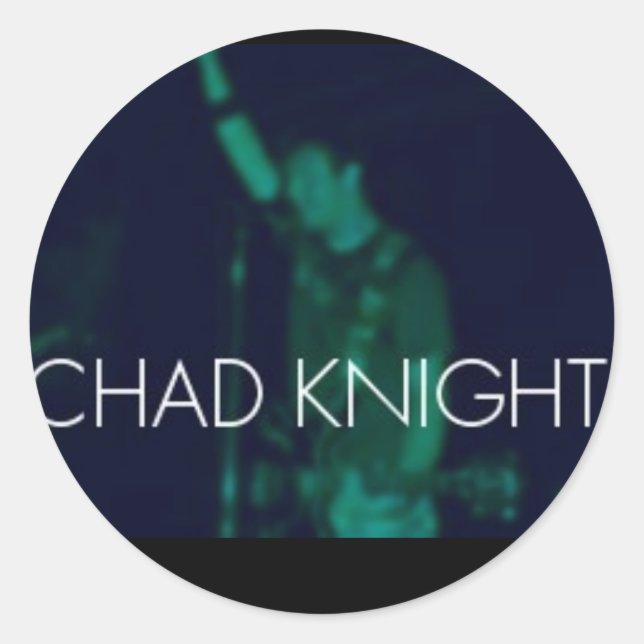 Chad Knight Logo Sticker Sheet (Front)