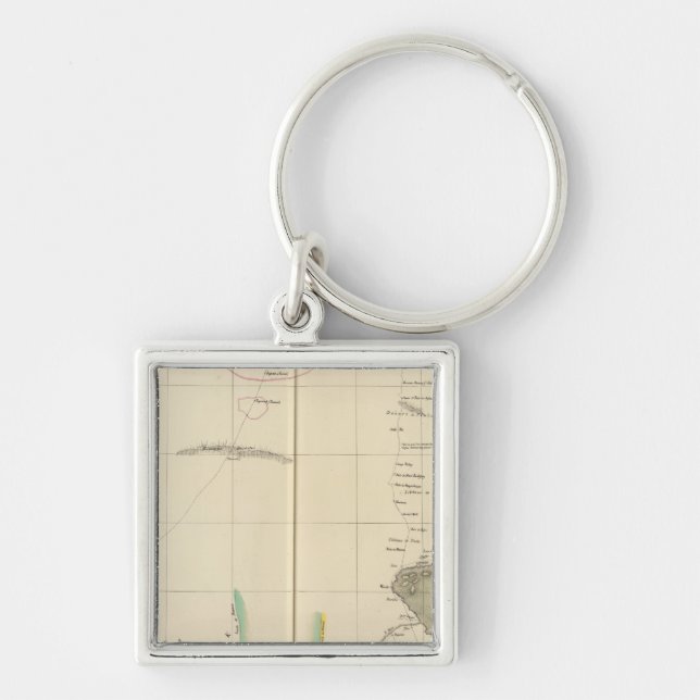 Chad Lake Region, Africa Keychain (Front)