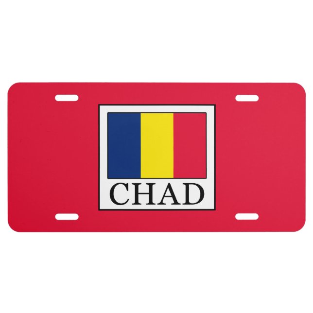 Chad License Plate (Front)