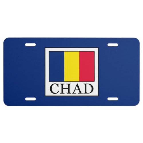 Chad License Plate