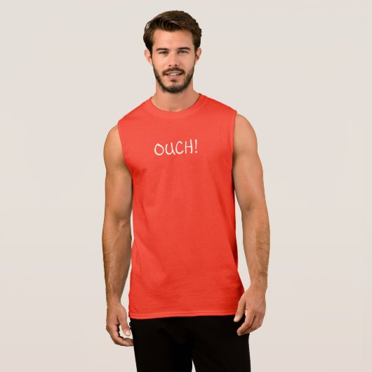 Chad OUCH! Sleeveless Shirt (Front Full)