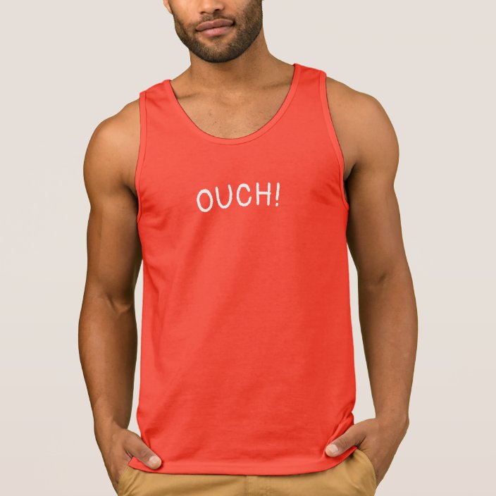 Chad Ouch Tank Top Zazzle Com