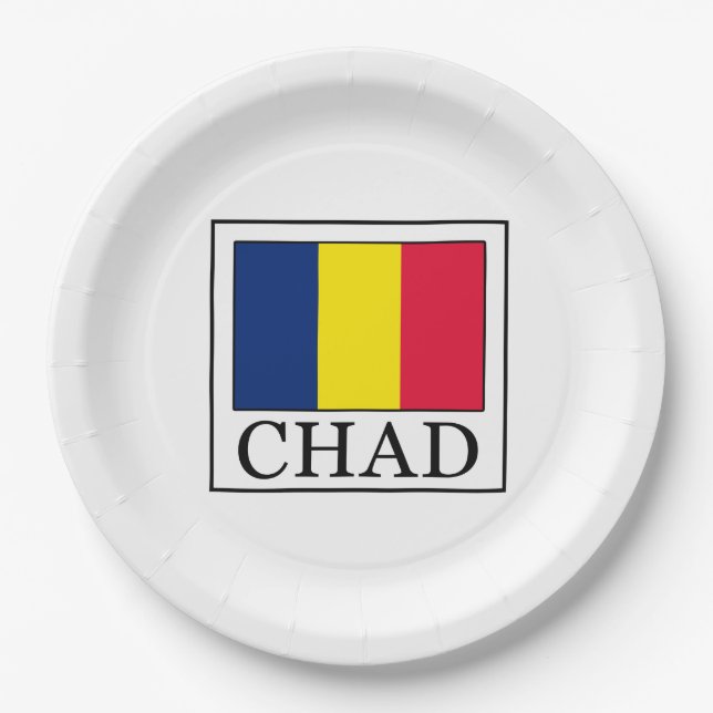 Chad Paper Plates (Front)