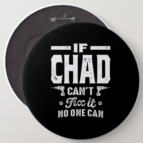 Chad Personalized Name Birthday Button