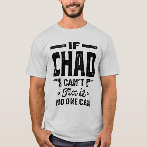 Chad Personalized Name Birthday Gift T_Shirt