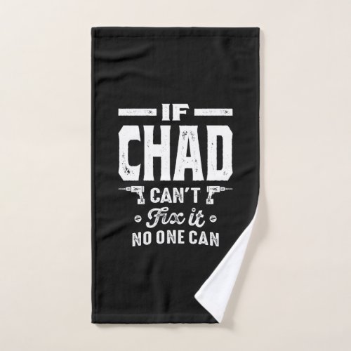 Chad Personalized Name Birthday Hand Towel