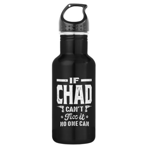 Chad Personalized Name Birthday Stainless Steel Water Bottle