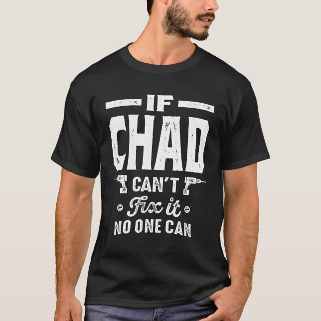 Chad Personalized Name Birthday T-Shirt (Front)