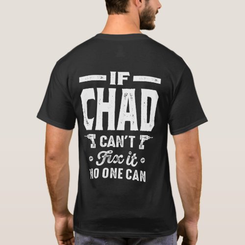 Chad Personalized Name Birthday T_Shirt