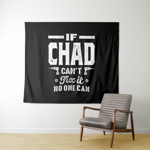 Chad Personalized Name Birthday Tapestry