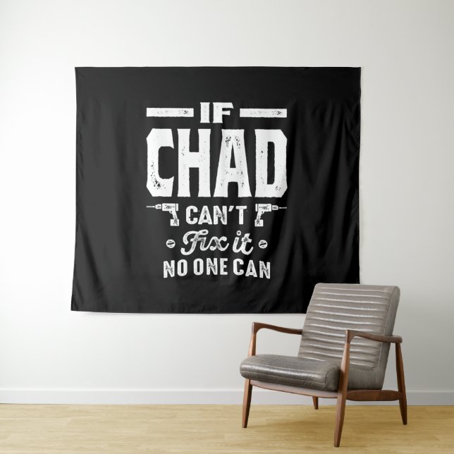 Chad Personalized Name Birthday Tapestry (In Situ (Horizontal))