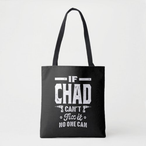 Chad Personalized Name Birthday Tote Bag