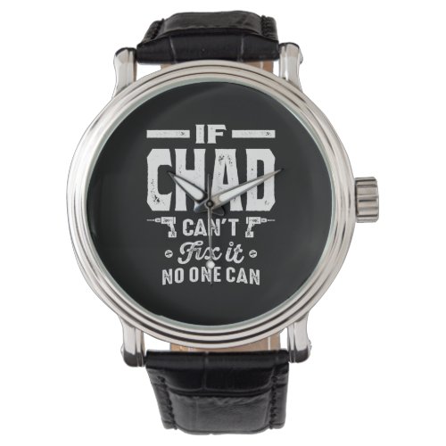 Chad Personalized Name Birthday Watch