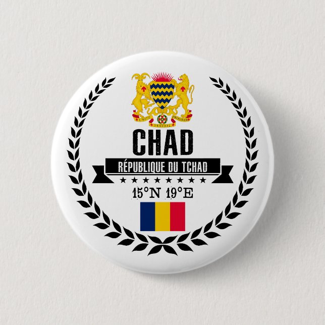 Chad Pinback Button (Front)