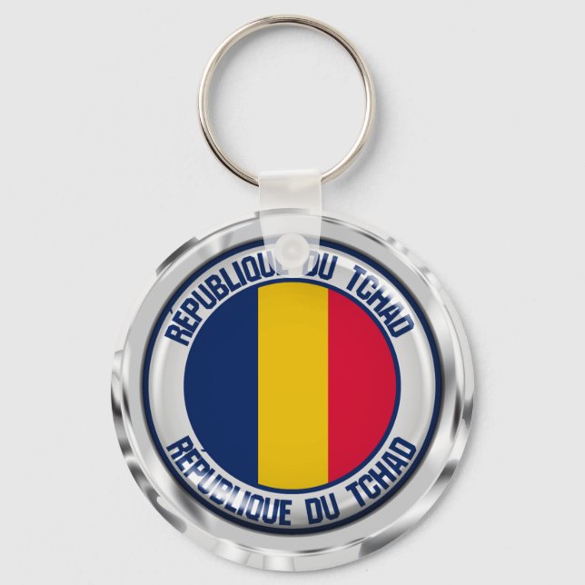 Chad Round Emblem Keychain (Front)