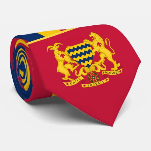 Chadian Flag  Coat of Arms Flag of Chad Neck Tie