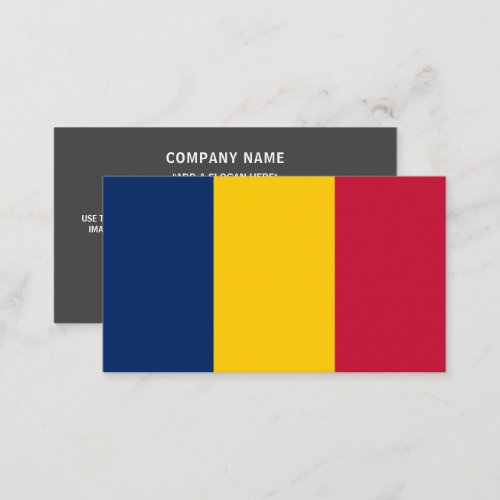 Chadian Flag Flag of Chad Business Card