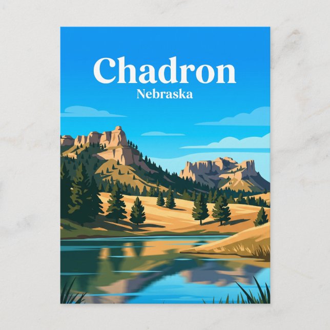 Chadron State Park USA Postcard (Front)