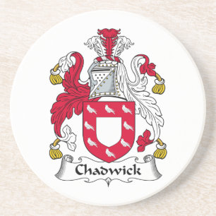 Chadwick Family Crest Drink Coaster
