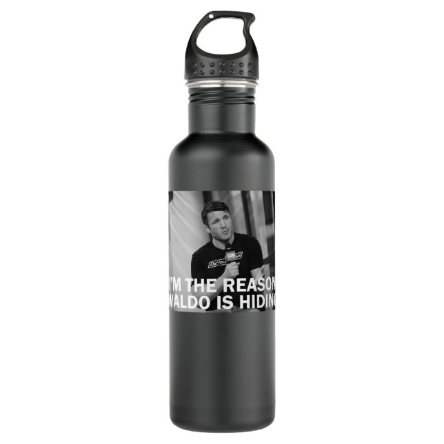 Chael Sonnen Waldo Classic T Shirt Stainless Steel Water Bottle (Front)