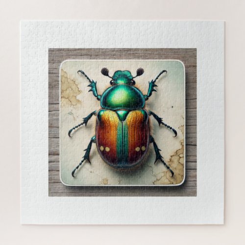 Chafer Insect 250624IREF117 _ Watercolor Jigsaw Puzzle