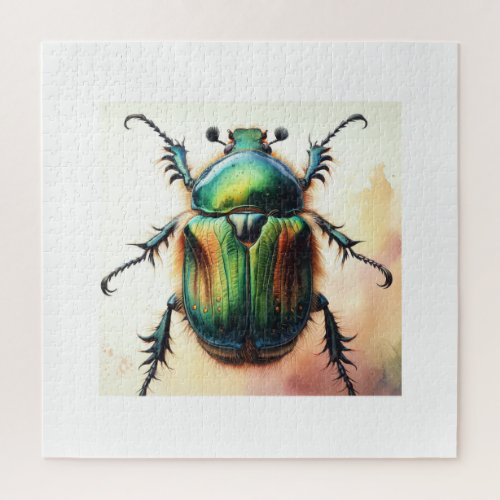 Chafer Insect 270624IREF113 _ Watercolor Jigsaw Puzzle