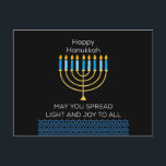 Chag Hanukkah Sameach Holiday Postcard<br><div class="desc">As We Celebrate The Festival Of Lights
We Wish You A Happy Hanukkah 
May You & Your Family Be Blessed With Joy & Good Health This Hanukkah</div>