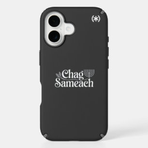 Chag Sameach – Hebrew Holiday Greeting  iPhone 16 Case