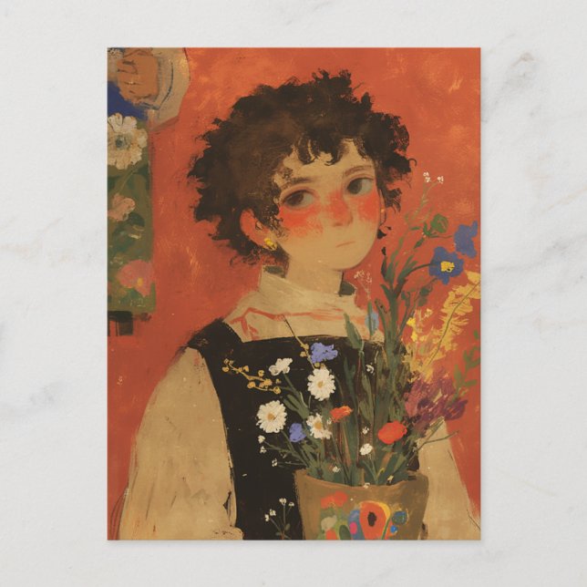 Chagall Vintage Postcard (Front)