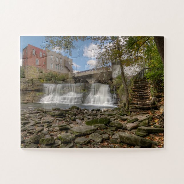 Chagrin Falls Ohio Jigsaw Puzzle (Horizontal)