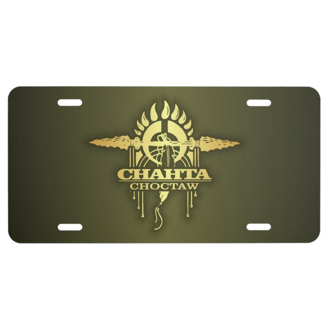 Chahta (Choctaw) 2o License Plate (Front)