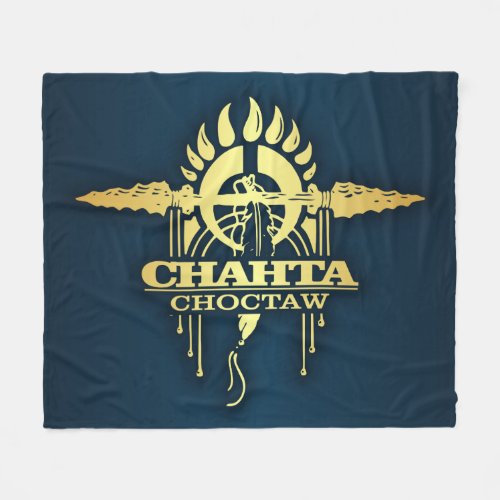 Chahta Choctaw Fleece Blanket