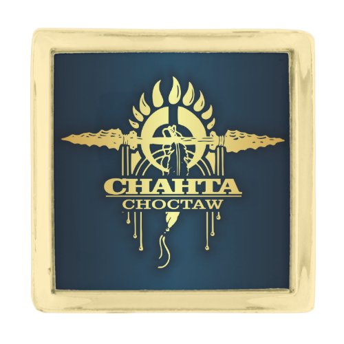 Chahta Choctaw Gold Finish Lapel Pin