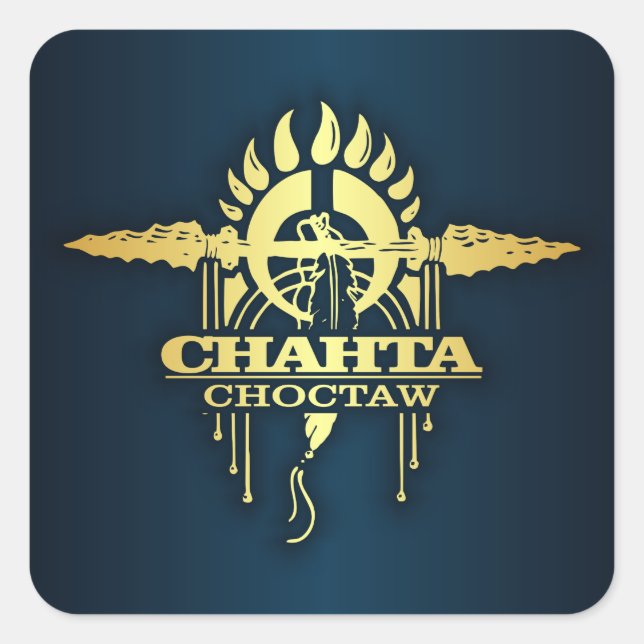 Chahta (Choctaw) Square Sticker (Front)