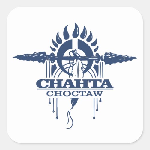 Chahta Choctaw Square Sticker