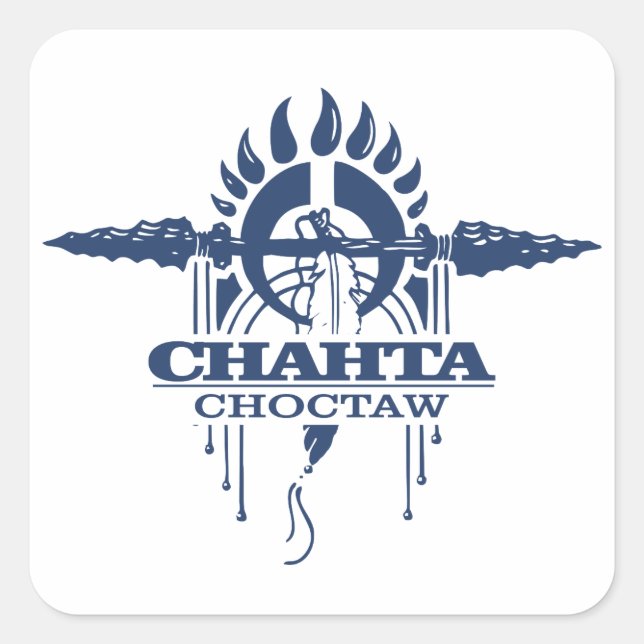 Chahta (Choctaw) Square Sticker (Front)
