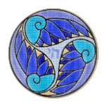 Chai Art Nouveau Mosaic Charcuterie Board 