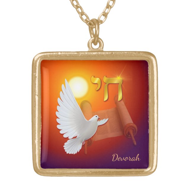 Chai - Life Gold Plated Necklace (Front)